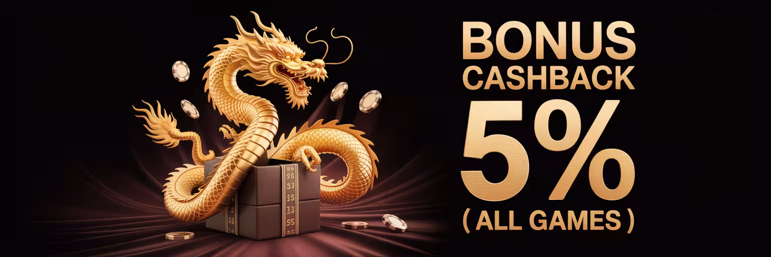 Bonus Cashback 5% All Games